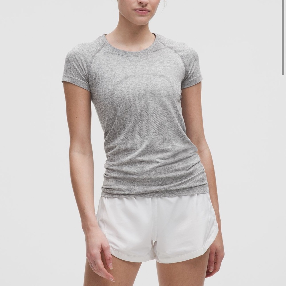 Lululemon Gray Swiftly Short Sleeve